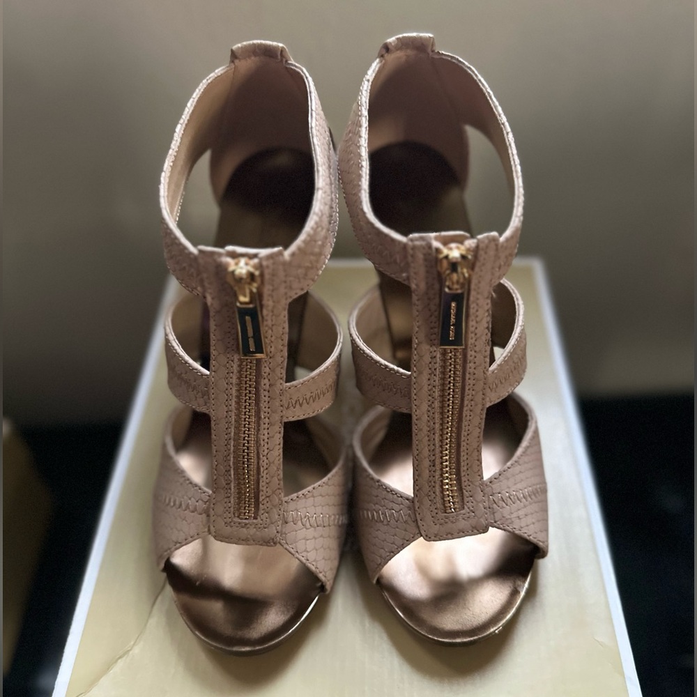 Michael Kors Berkley T-Strap Platform Dress Sandals